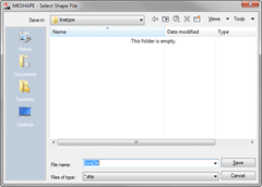 Naming the .shp file