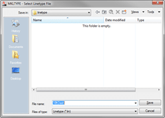 MKLTYPE dialog